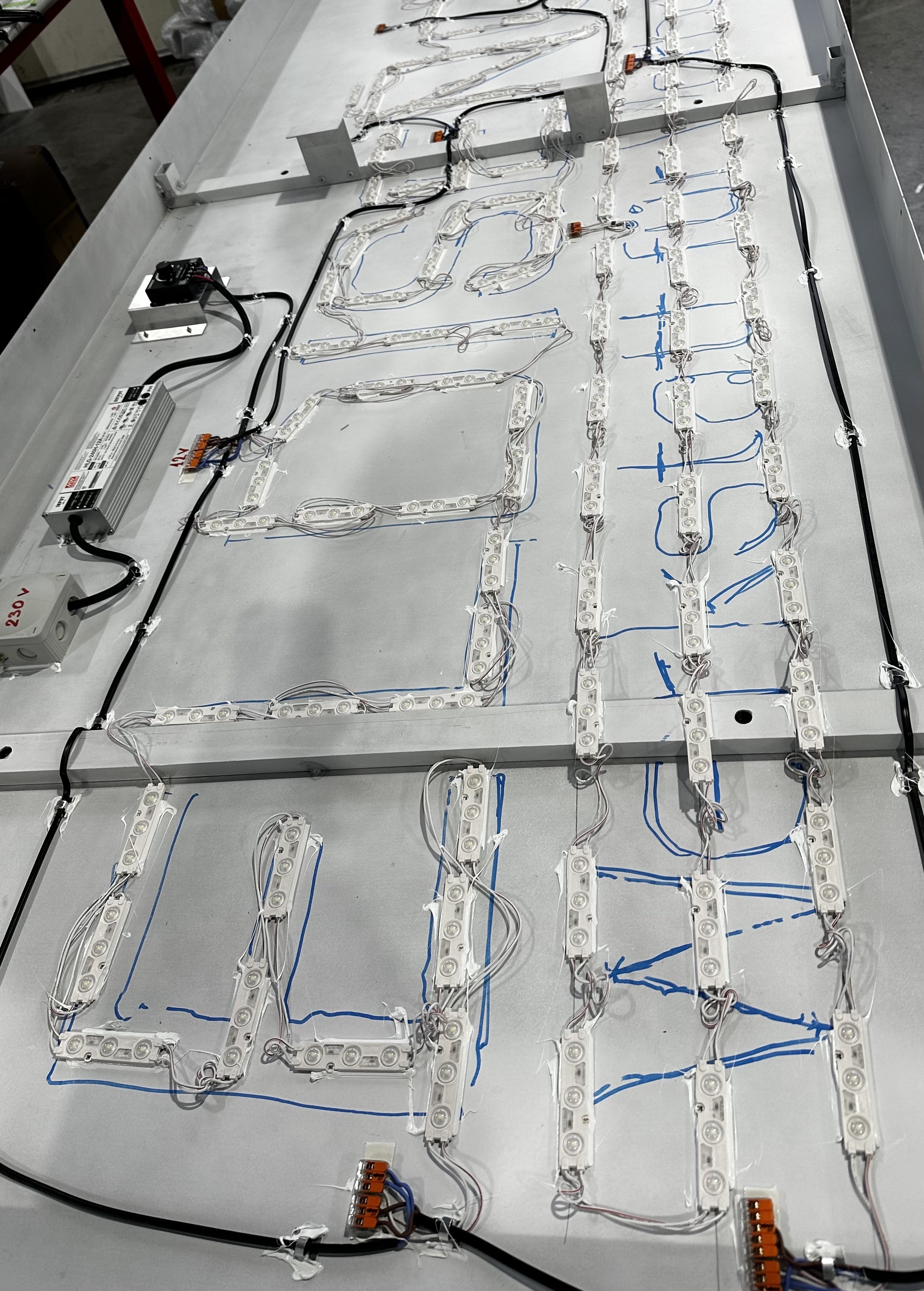 3er LED Modul Lang, Neutralweiß (6500K)