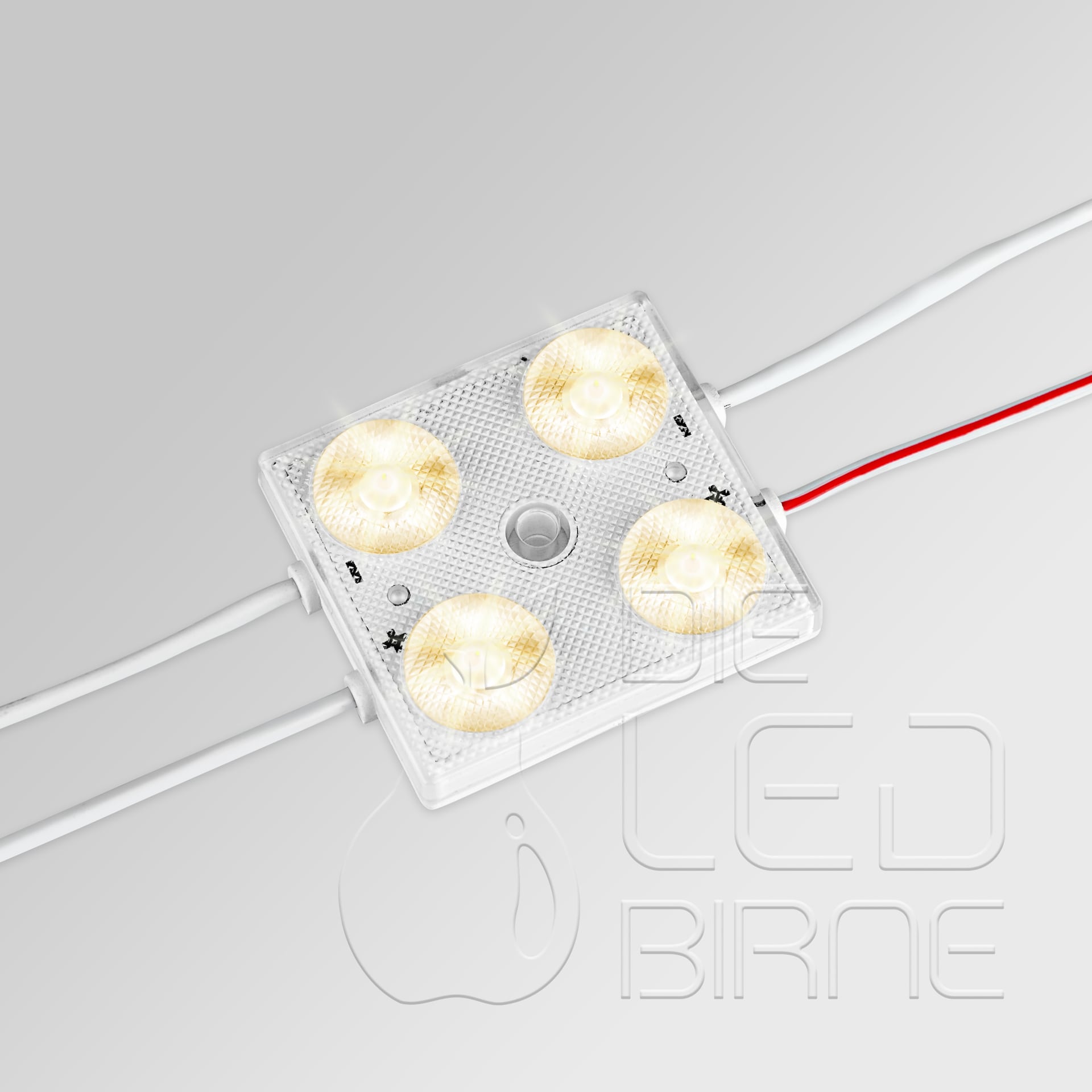 4er LED Modul Nova 4 in Warmweiß (4000K)