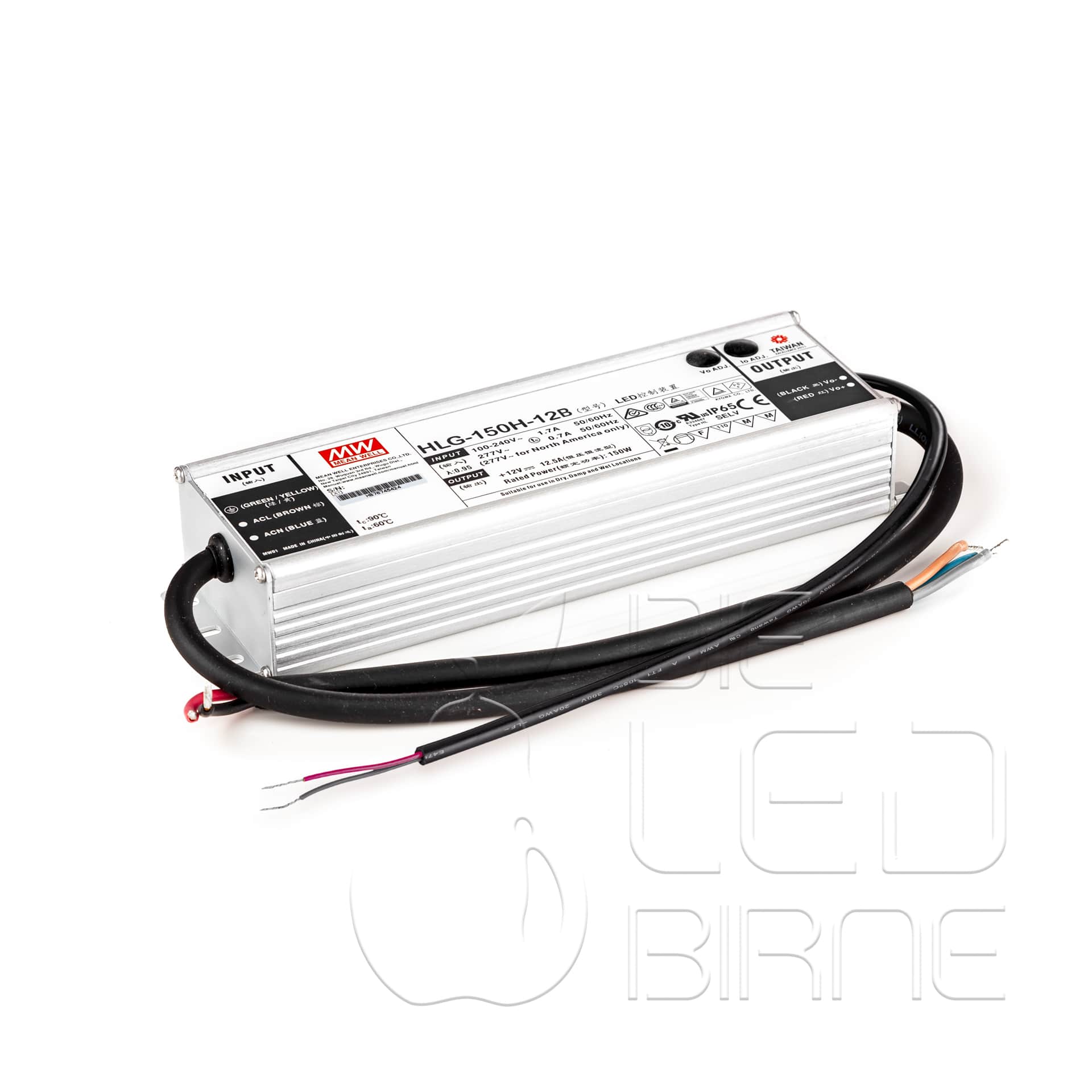 LED Netzteil Meanwell HLG-150H-12B, 150 Watt