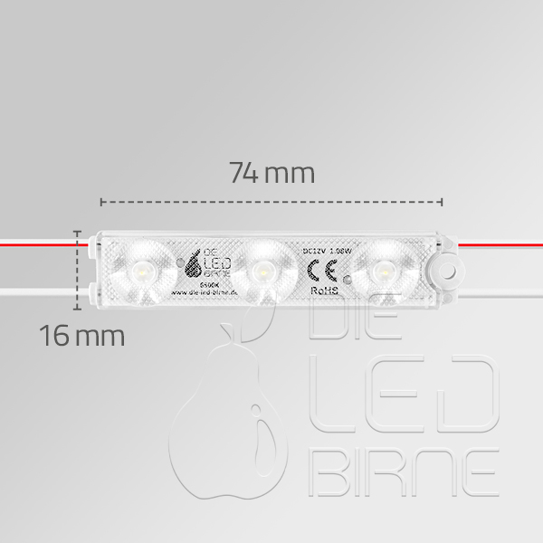 3er LED Modul, Nova 3 - Neutralweiß (6500k)