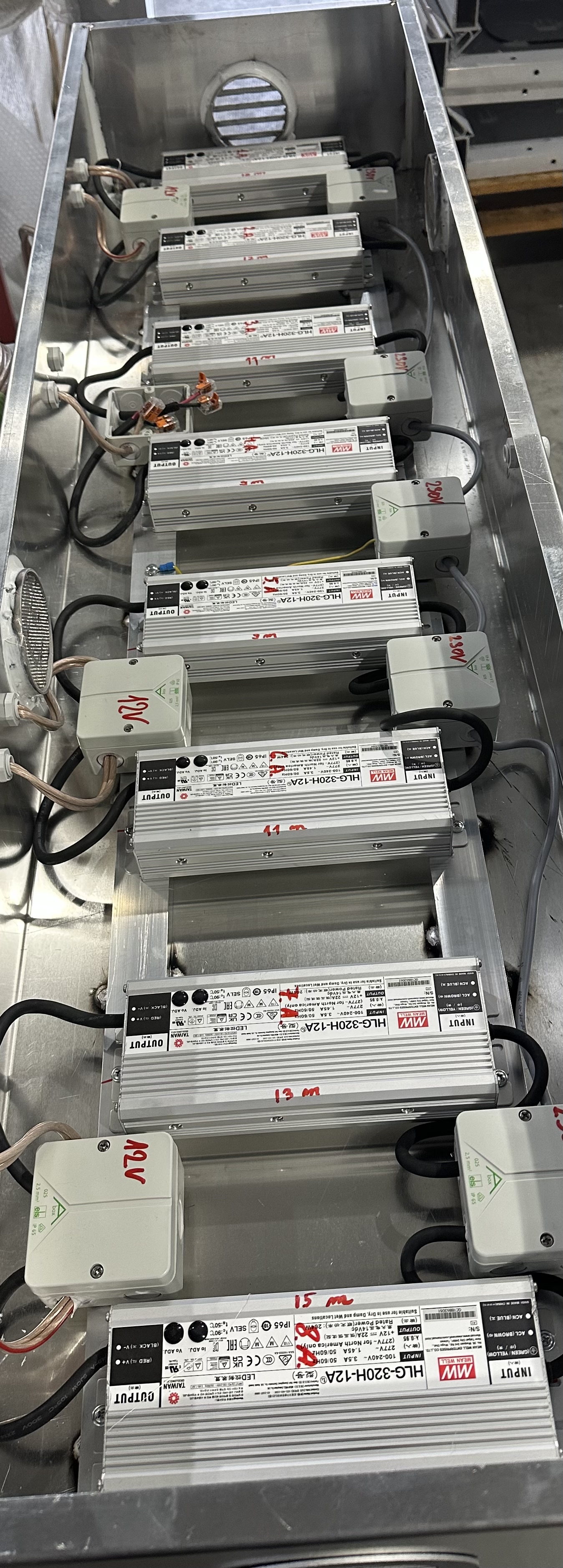 LED Netzteil Meanwell HLG-320H-12A, 264 Watt