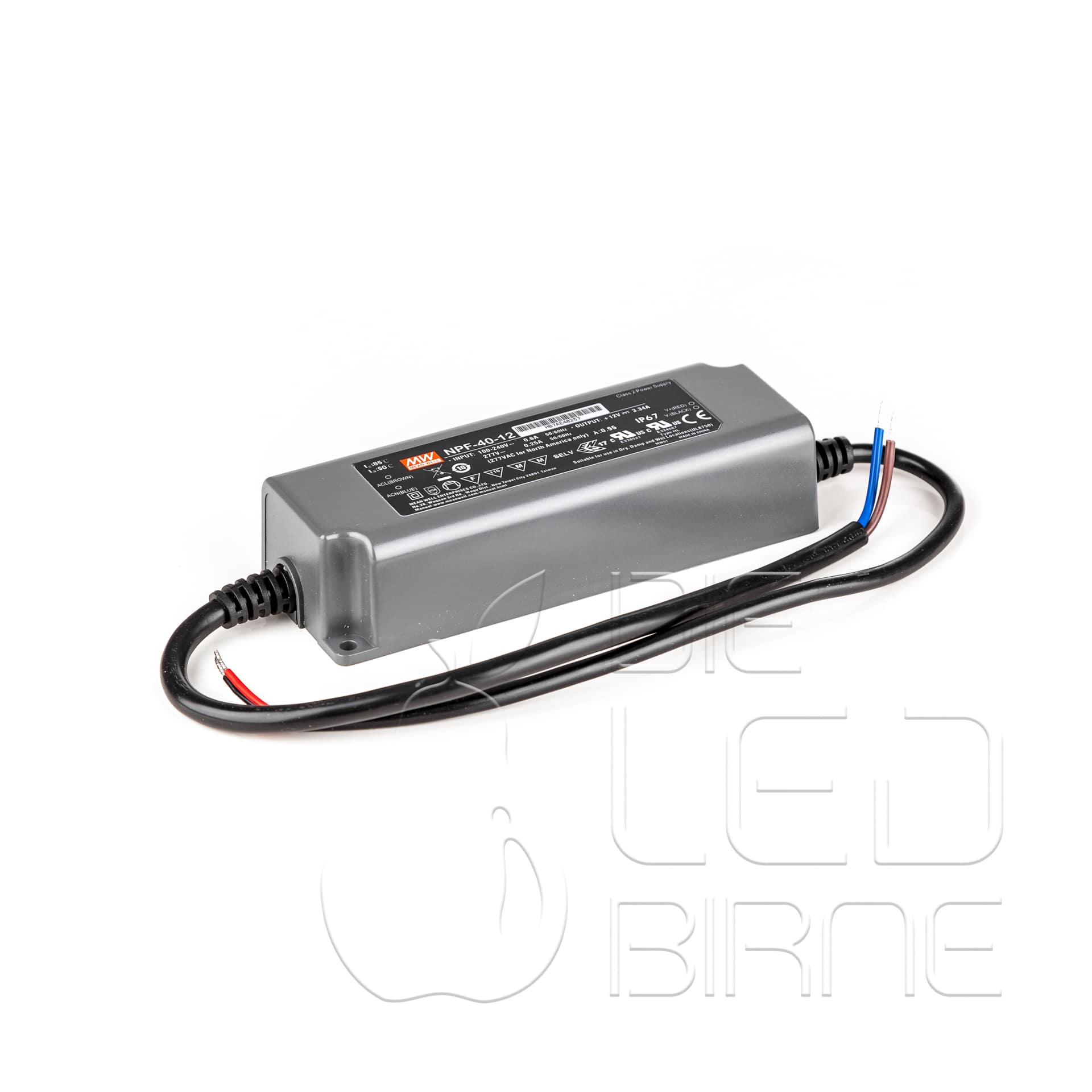 LED Netzteil Meanwell NPF-40-12, 40 Watt