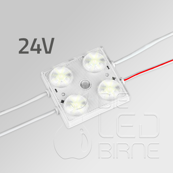 4er LED Modul, Nova 4 - Neutralweiß (6500k) -24V - 1,44W