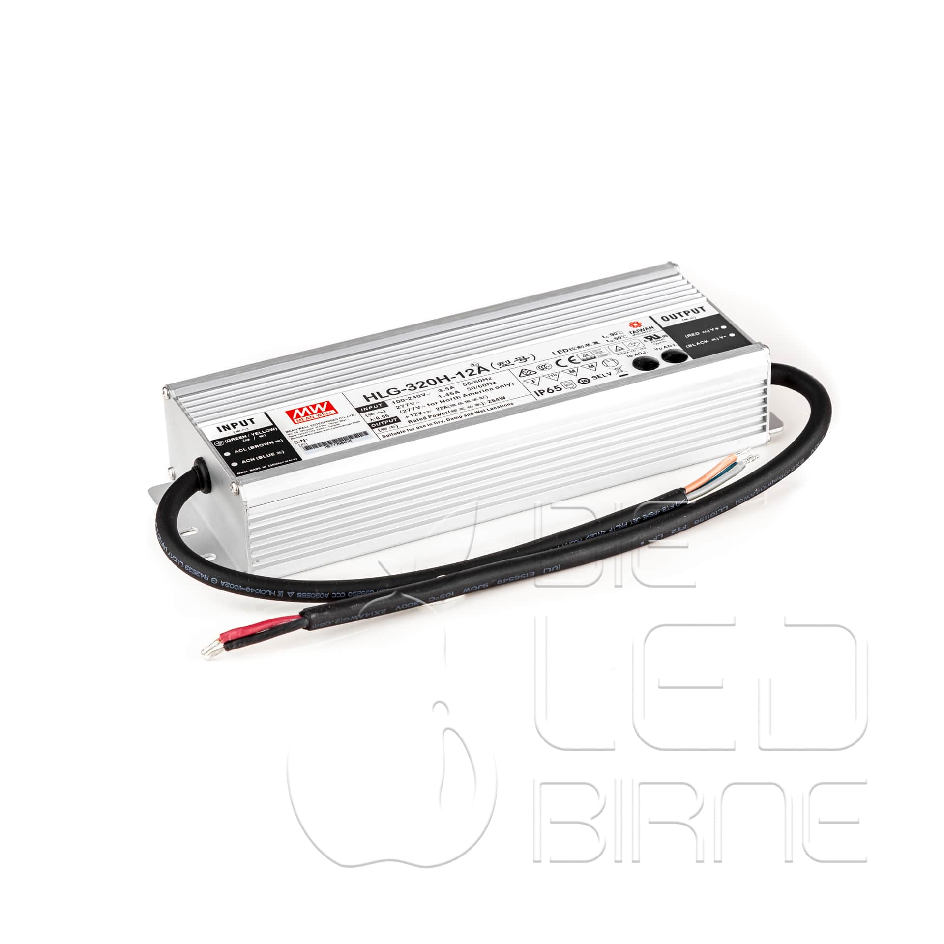 LED Netzteil Meanwell HLG-320H-12A, 264 Watt