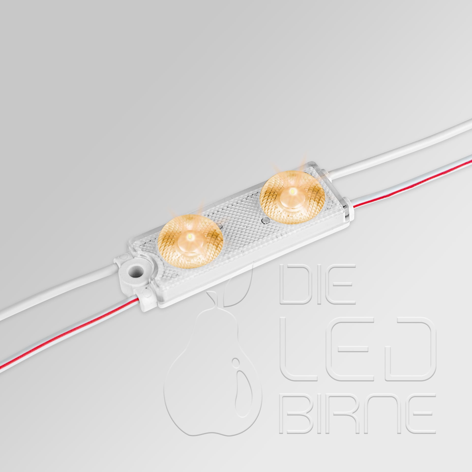 2er LED Modul, Nova 2 - Warmweiß (3000k) - 12V - 0,72W