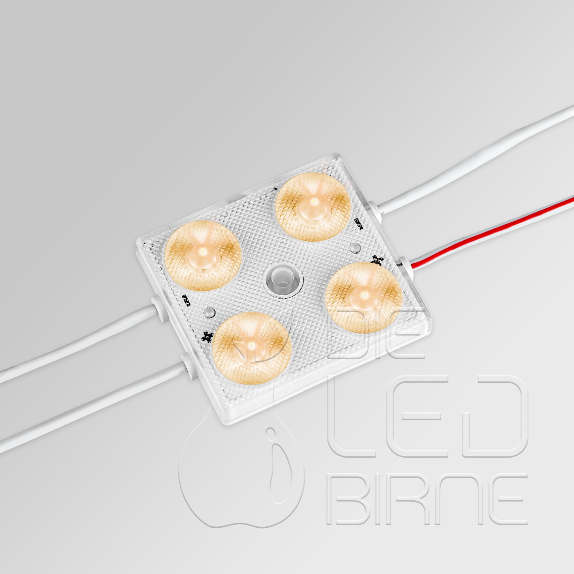 4er LED Modul Nova 4 in Warmweiß (3000K)