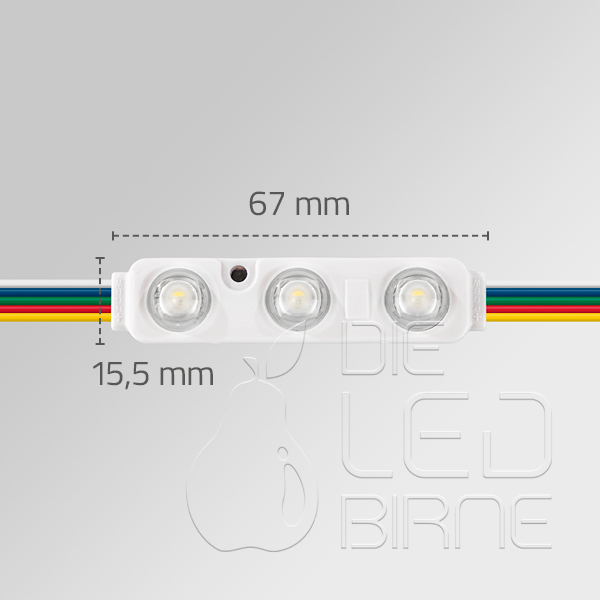 LED Modul 3er, RGBW 0,96W-12V